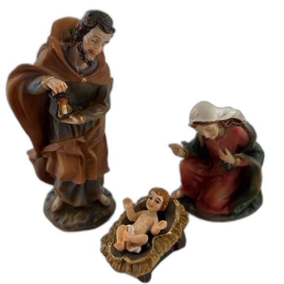 Robert Stanley Promise Of Christmas Creche 11 Resin Figures Orig Box Circa 2015 - Picture 2 of 13